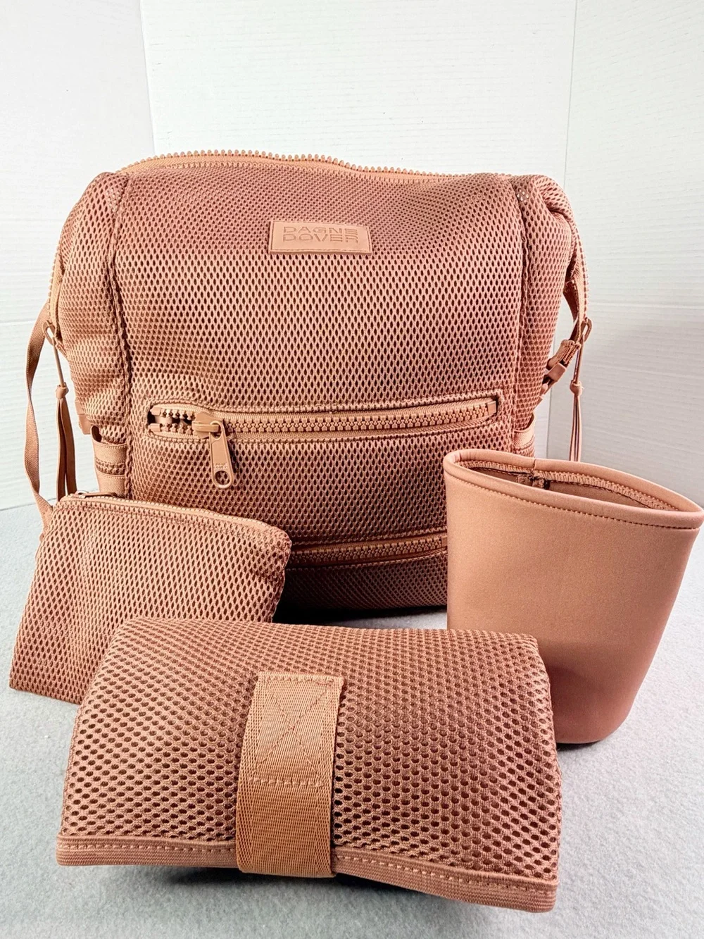 DAGNE DOVER Dakota Warm Dust Air Mesh Large Backpack Diaper Bag Mom Maternity